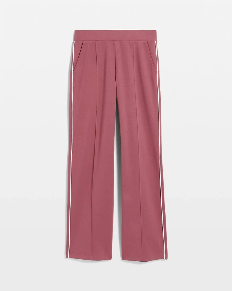 Zenergy® Double-Knit Striped Wide Leg Pants