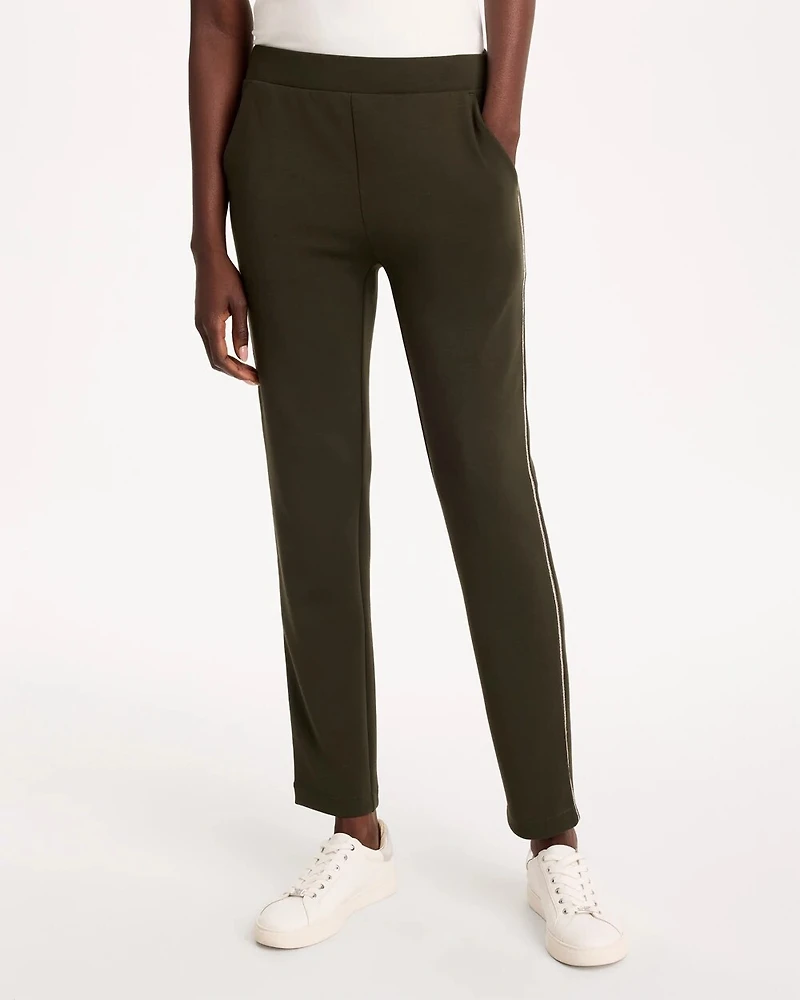 Zenergy® Caviar Bead Scuba Ankle Pants