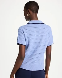 Zenergy® Luxe Pointelle Sweater