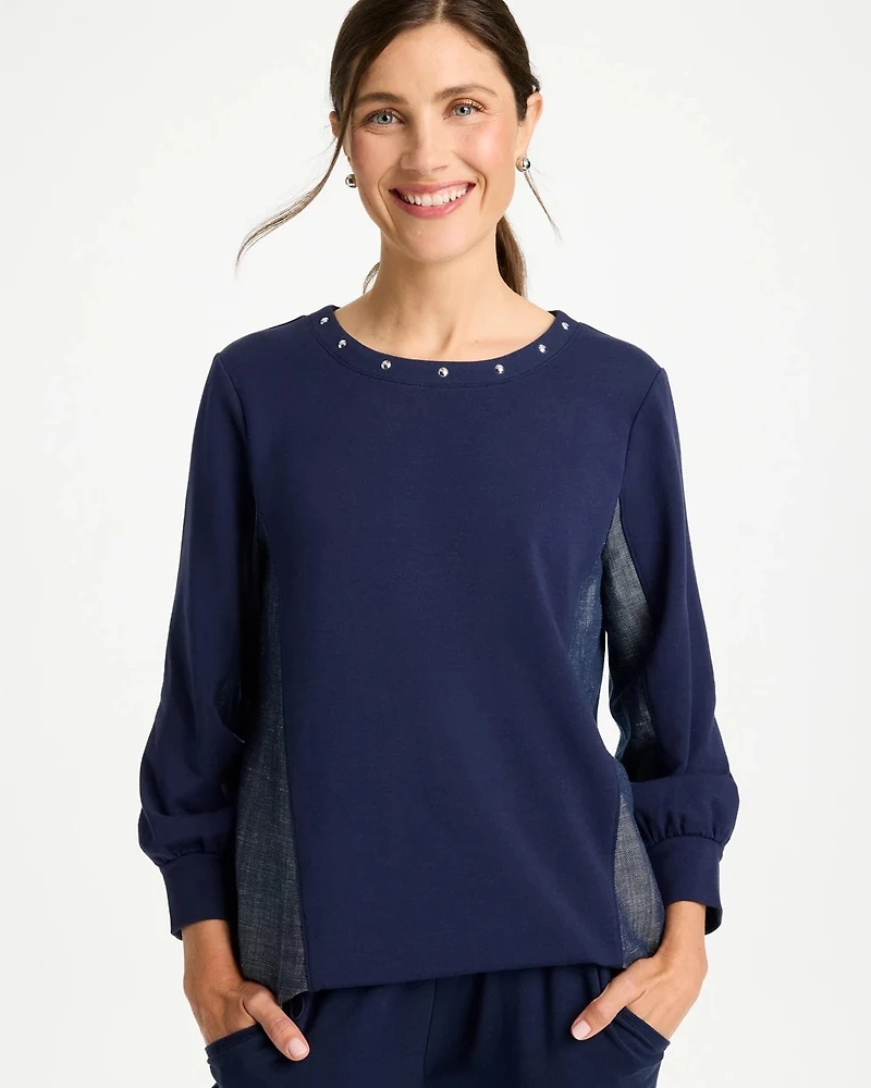 Zenergy® French Terry Pullover