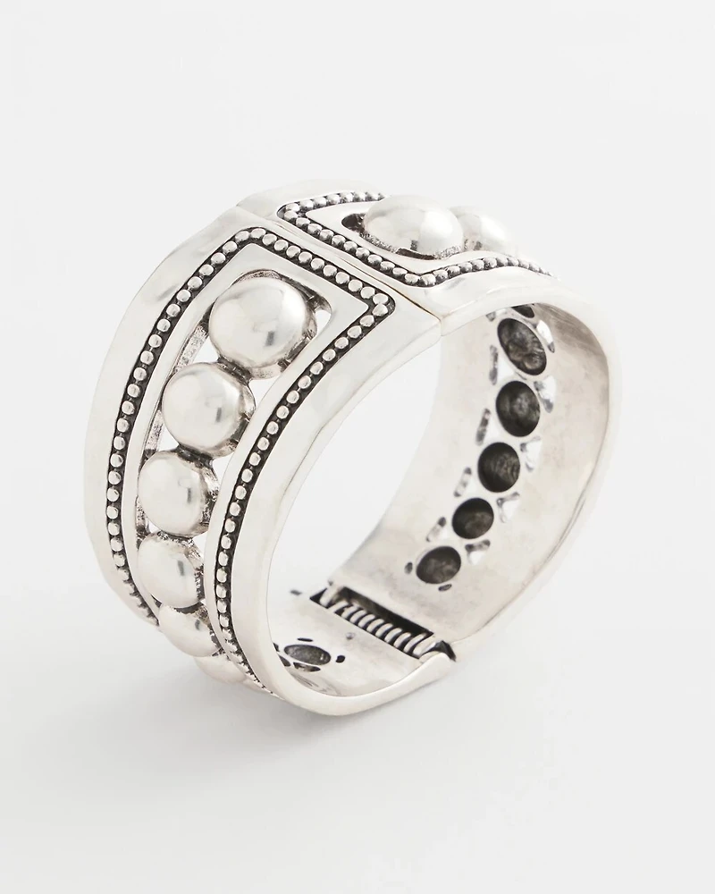 Silvertone Cuff Bracelet