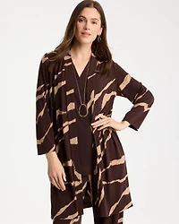Travelers™ Knit Animal Print Duster Cardigan