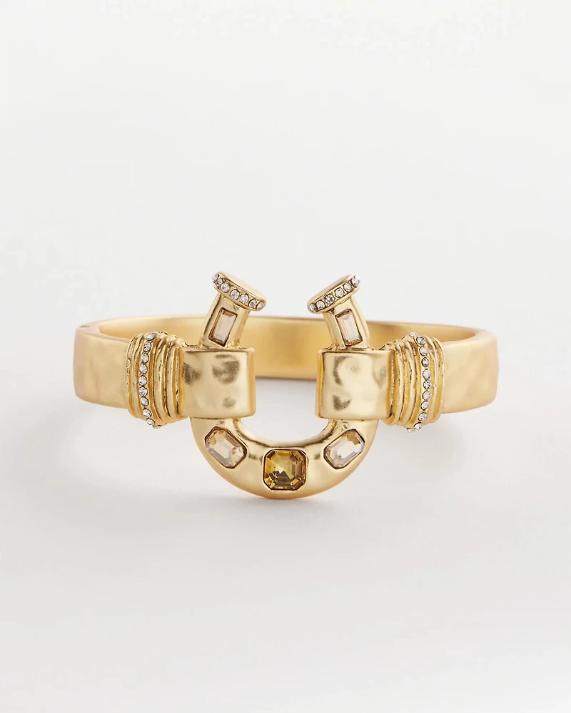Golden Equestrian Bracelet