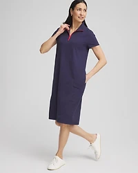 Zenergy® UPF Knit Half-Zip Dress