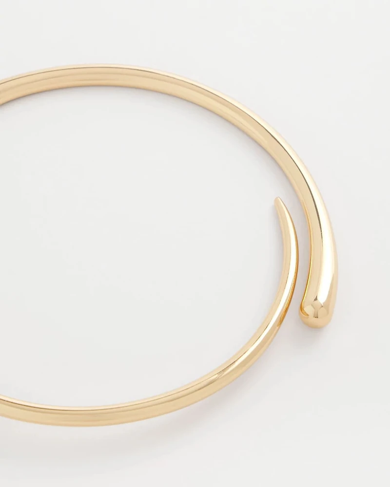 Gold Hinge Collar Necklace