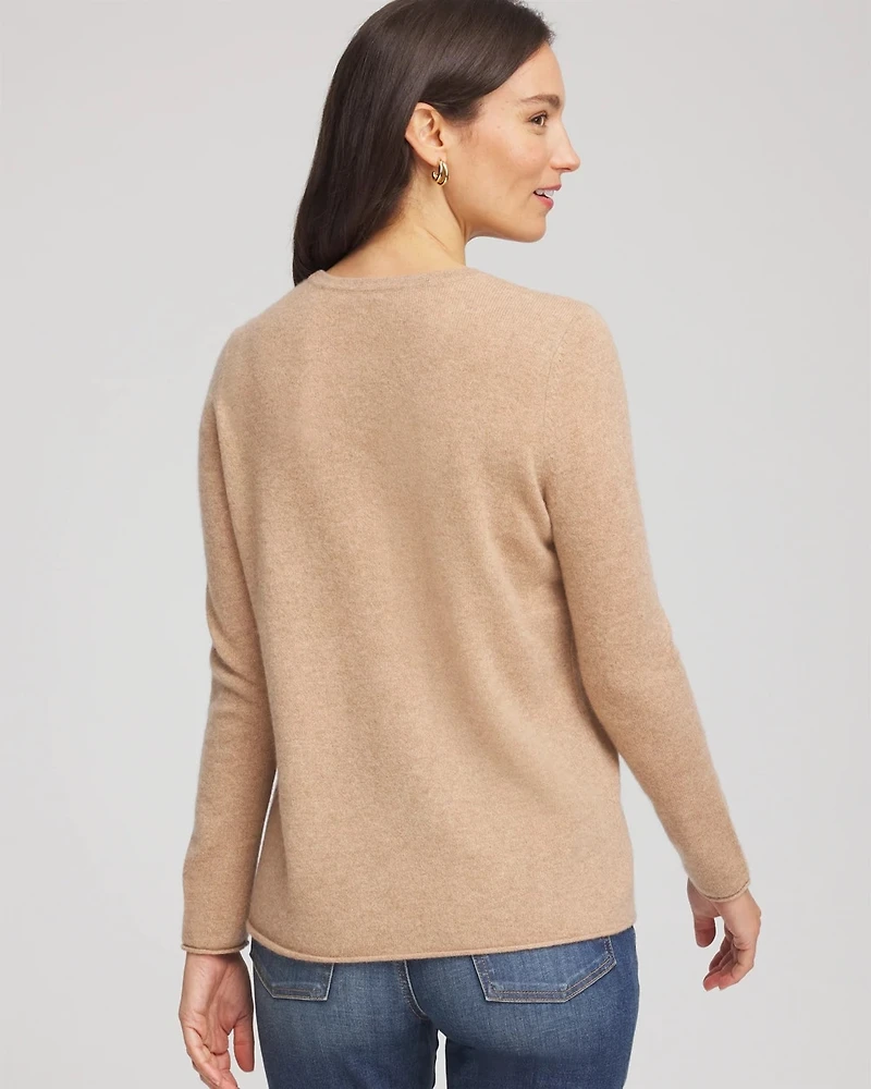 Crewneck Cashmere Pullover Sweater