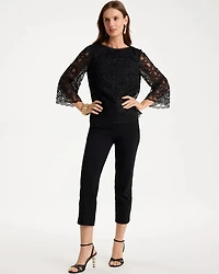 Lace Applique Popover Top