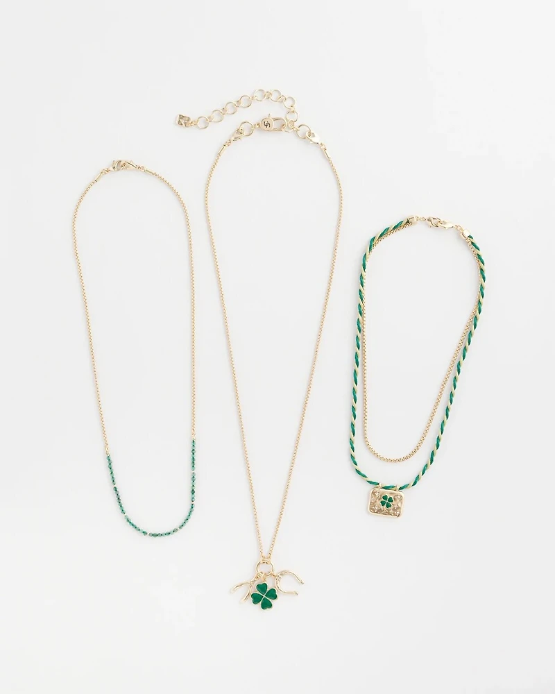 St. Patrick's Day Convertible Multi Strand Necklace