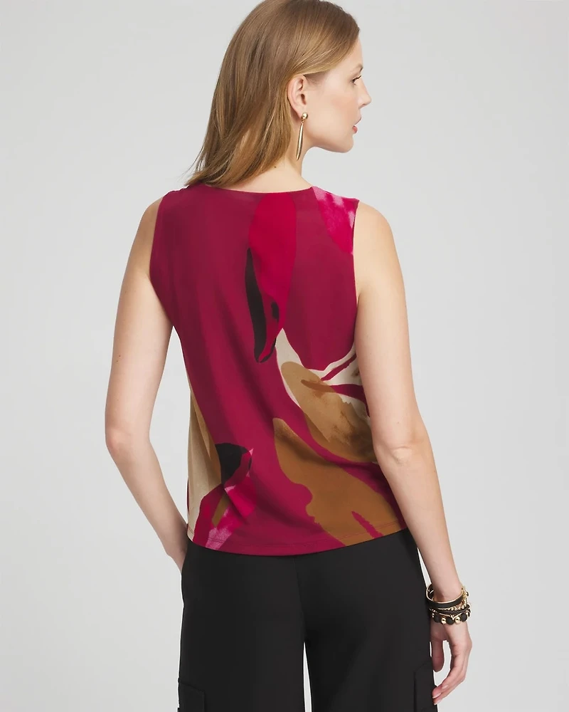 Abstract Print Mesh Tank