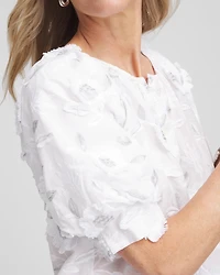 Applique Embroidered Top