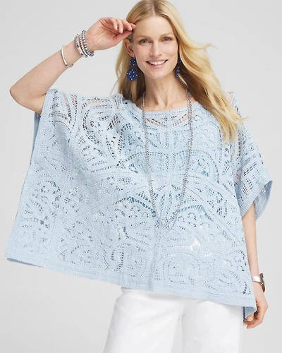 Crochet Lace Poncho