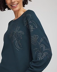 Heatset Embroidered Pullover