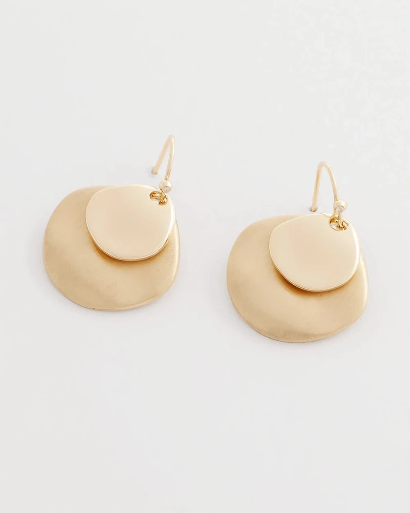 Gold Drop Earrings