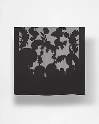 Floral Burnout Oblong Scarf