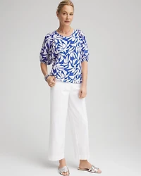 Lightweight Relaxed Straight Cropped Pants