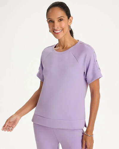 Zenergy® Soft Short-Sleeve Grommet Top