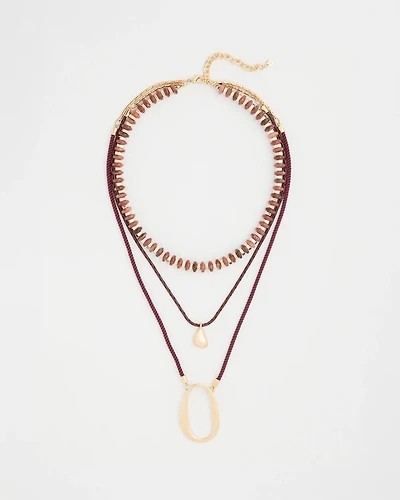 Convertible Beaded Pendant Necklace