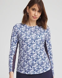 Zenergy® UPF Tile Long Sleeve Top