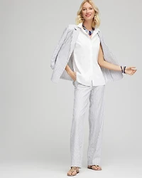 No Iron Sleeveless Sateen Shirt