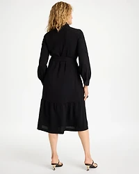 Lace Applique Knee Length Dress