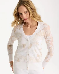 Burnout Button-Front Cardigan