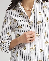 No Iron™ Leopard Graphic Shirt