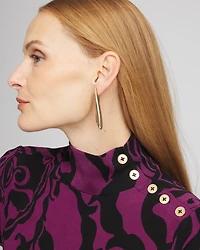 Travelers™ Paisley Mock Neck Tunic