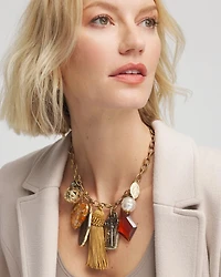 Charm & Stone Short Necklace