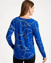 Gilded Touch of Cool™ V-Neck Layering Tee