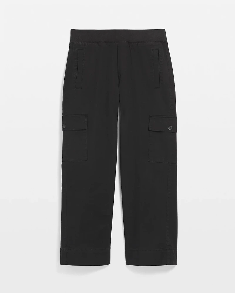 Cargo Straight Leg Cropped Pants