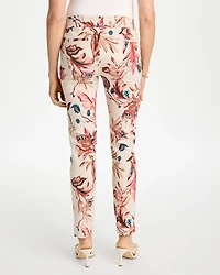 Printed Brigitte™ Slim Pull-On Ankle Pants