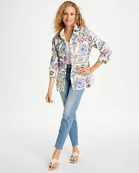 No Iron™ Stretch Jeweled Shirt