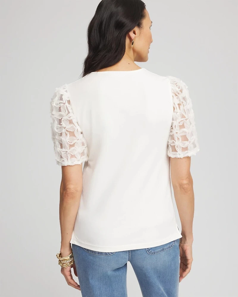 Chiffon Applique Tee