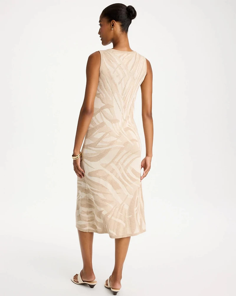 Knit Printed Sweater Dress