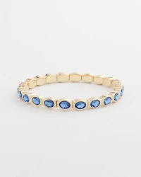 Small Faceted Stretch Bracelet