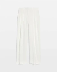 Crepe Pleated Relaxed Pants