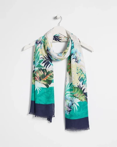 Printed Oblong Scarf
