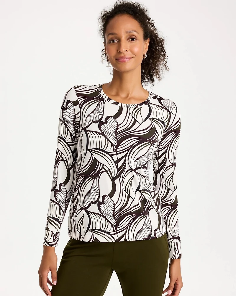 Zenergy® Soft Brushed Printed Top