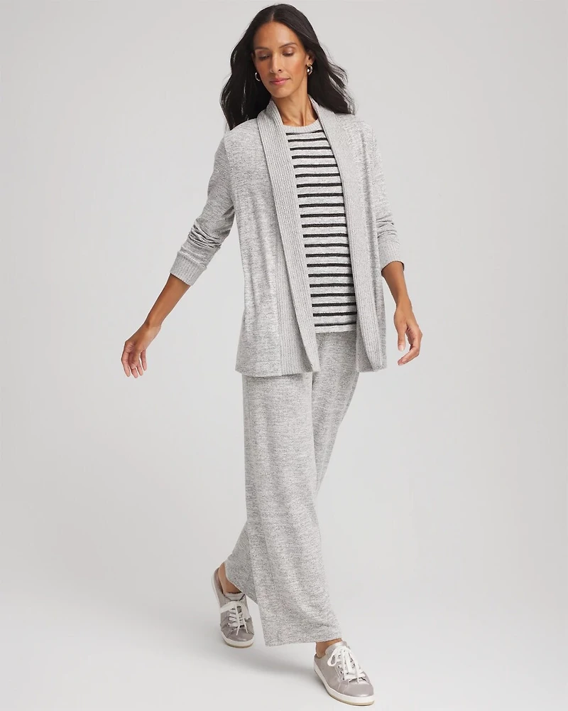 Zenergy® Rib-Trim Long Cardigan