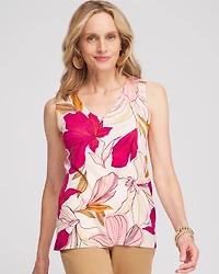 Blooms V-neck Sweater Tank