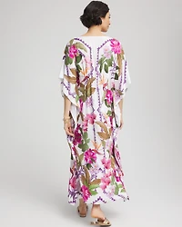 Island Cinch-Waist Kaftan Dress