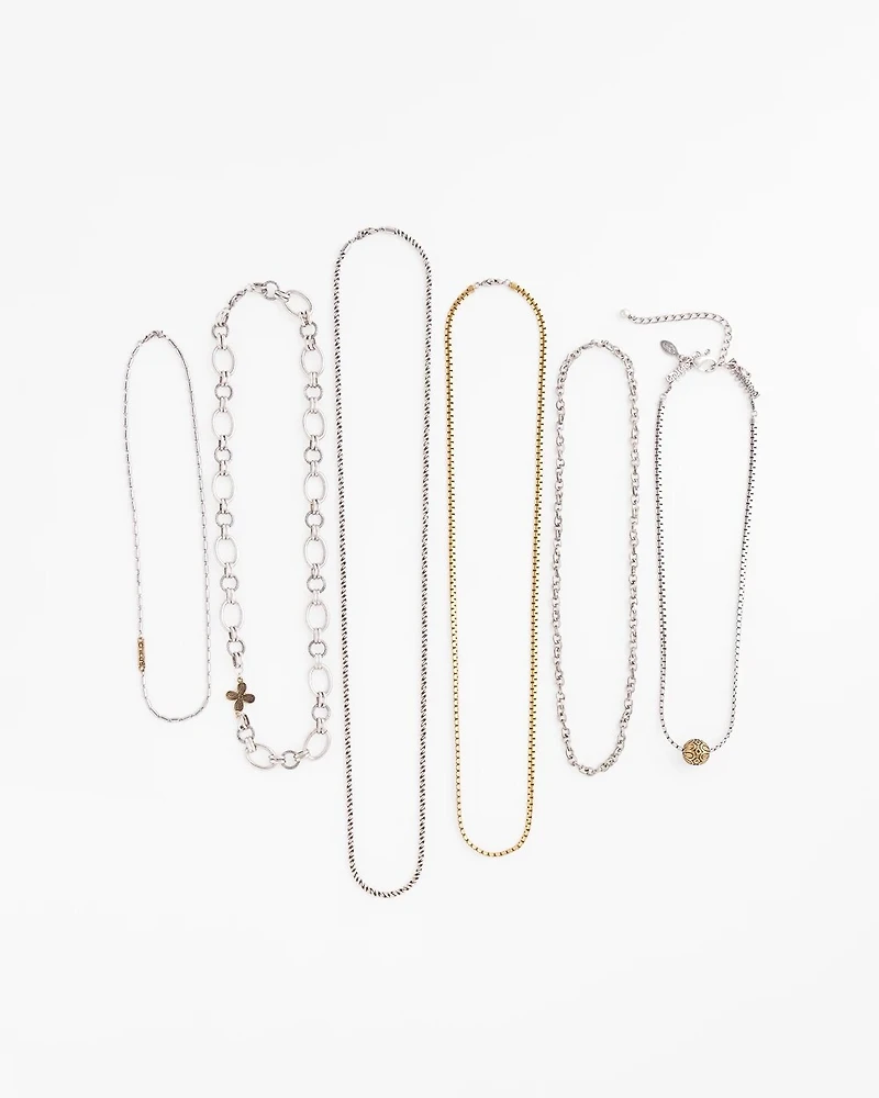 Mixed Metal Convertible Necklace