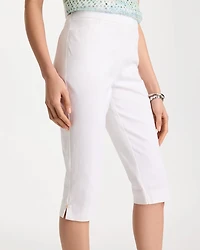 Petite Brigitte™ Slim Rivet Pull-On Capri