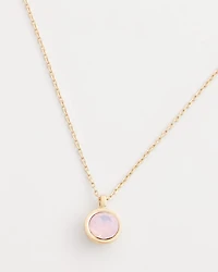 Pink Fine Single Strand Necklace