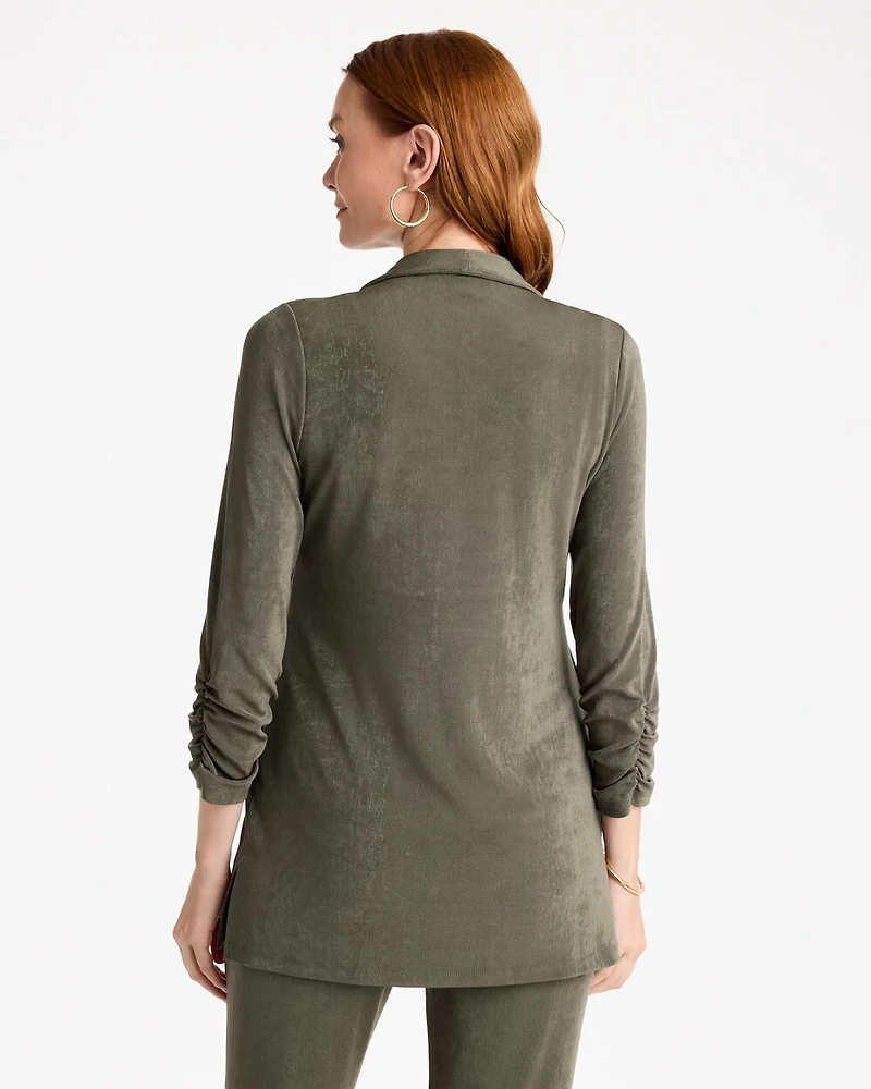 Travelers™ Collection Ruched Elbow Sleeve Jacket
