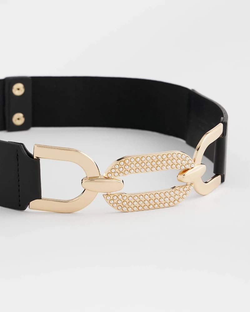 Embellished Stretch Trouser Belt