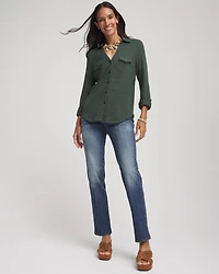 Collared Henley Shirt