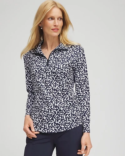 Zenergy® UPF Dots Mesh Inset Top