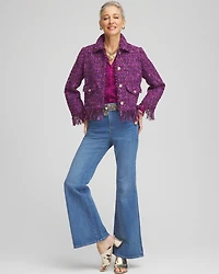 Fringe Tweed Jacket