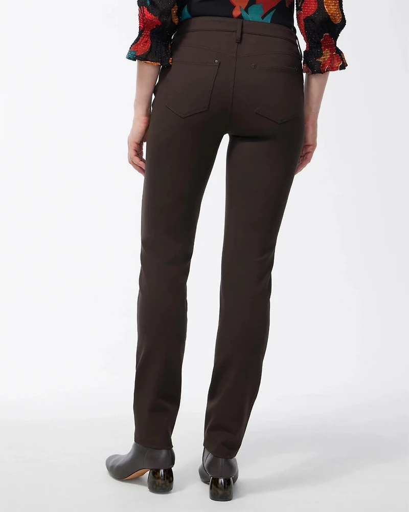 Ponte 5-Pocket Slim Pants